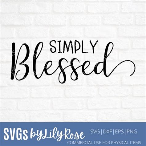 Blessed Svg Etsy