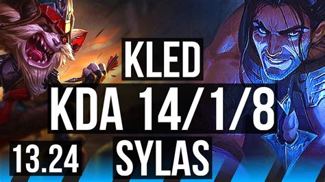 KLED Vs SYLAS MID 14 1 8 800 Games Legendary KR Diamond 13