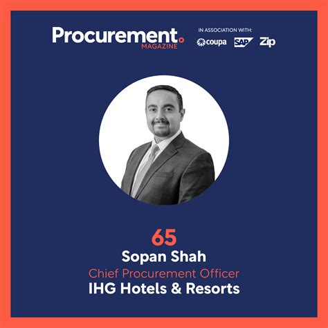 IHG CPO named Top 100 Leader in Procurement - IHG Procurement - IHG Merlin