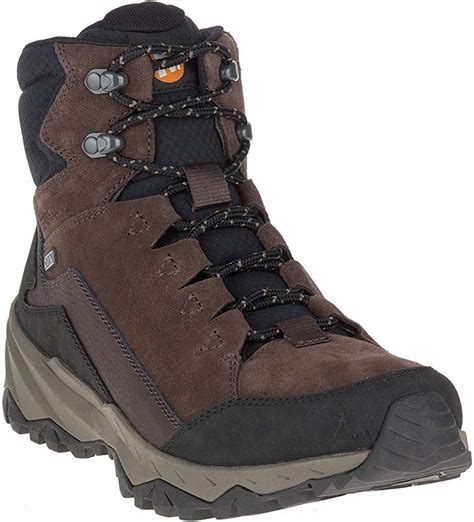 Merrell Men S Icepack Mid Polar Waterproof Snow Boot Espresso Size 11