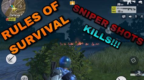 Rules Of Survival Trying Sniper Shots Youtube