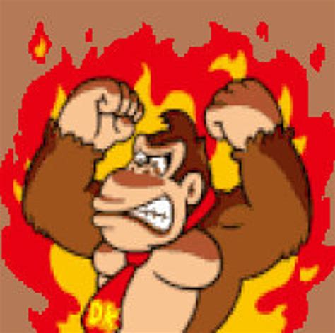 ANIMADO Donkey Kong Enojado Emote Twitch O Discord Emoticonos Kawaii