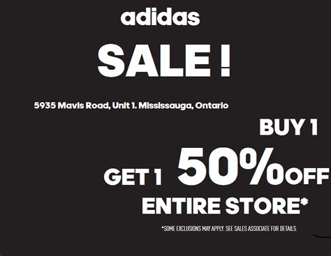 Coupon/deal: adidas, May 21, 2018 - Heartland Town Centre - BUY ONE GET ...