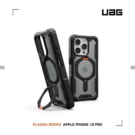 UAG iPhone 15 Pro 磁吸式耐衝擊支架保護殼 黑橘 支援MagSafe 保護殼 皮套 Yahoo奇摩購物中心