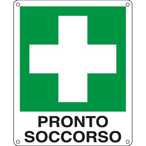 Cartello Alluminio 12x14 5cm Pronto Soccorso UfficioDiscount It