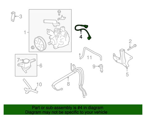2008 2021 Subaru Power Steering Pressure Switch 34433ag020 Subaru Parts Store