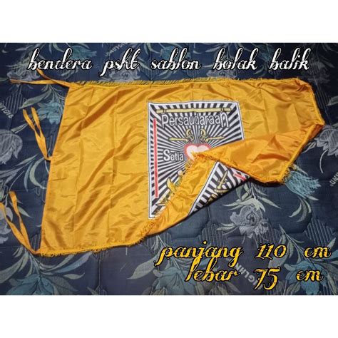 Jual BENDERA PSHT BOLAK BALIK BENDERA PSHT BESAR BENDERA PSHT 2 SISI