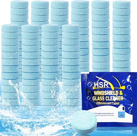 Car Screenwash Tablets 120Pcs Car Windshield Glass Concentrated Washer