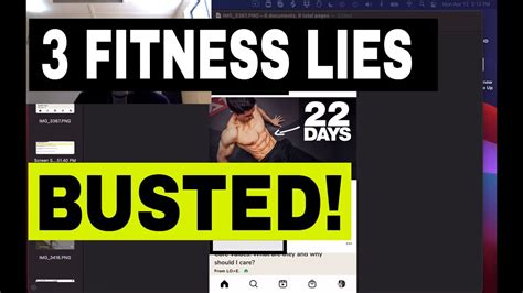 3 Common Fitness Lies Exposed Fitness Myths Busted Fitness Myths