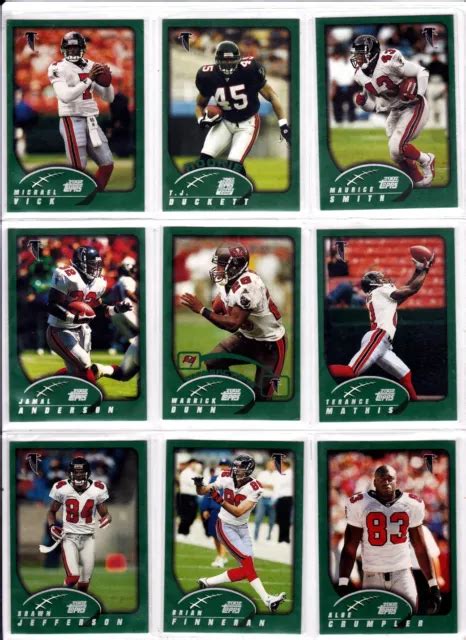 Atlanta Falcons Topps Team Set Avec Rcs Michael Vick T J