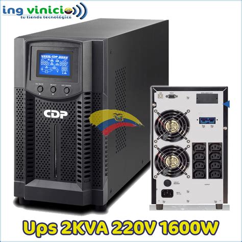 Ups Cdp On Line 220v Upo11 2 I De 2000va 1600w 2kva 8 Tomas Mercado Libre