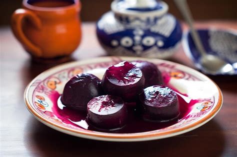 Postre Peruano Mazamorra Morada Foto Premium