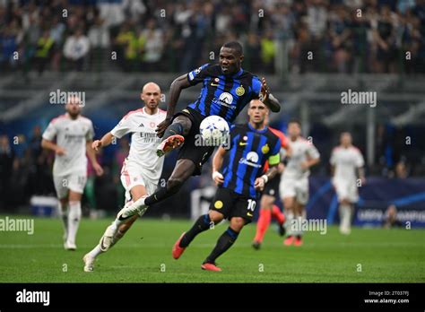 Milan Italy 03rd Oct 2023 Marcus Thuram Of FC Inter During The UEFA