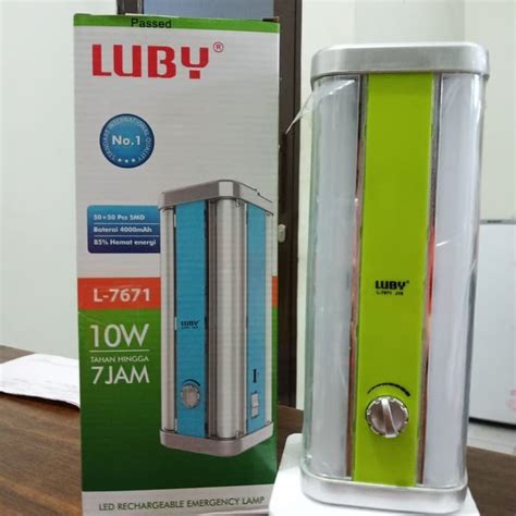 Jual Luby L 7671 Lampu Emergency Bisa USB Power Bank Lampu Darurat 4