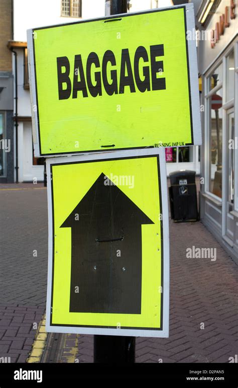 Baggage Sign Stock Photos And Baggage Sign Stock Images Alamy