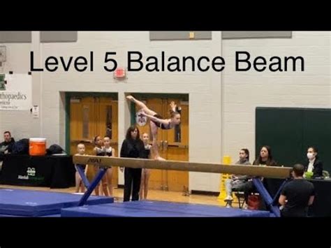 Gymnastics Usag Level Balance Beam Tumble In The Jungle Meet