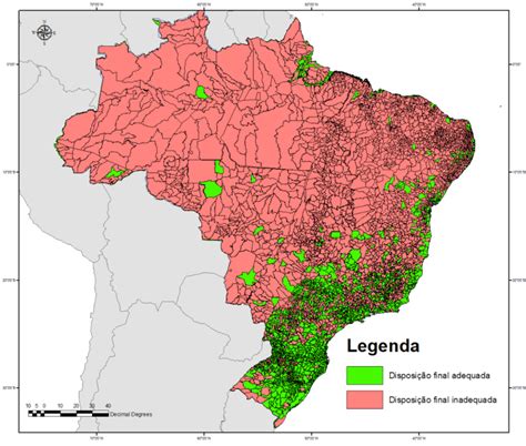 Formas De Disposi O Final Dos Res Duos Nos Munic Pios Do Brasil A