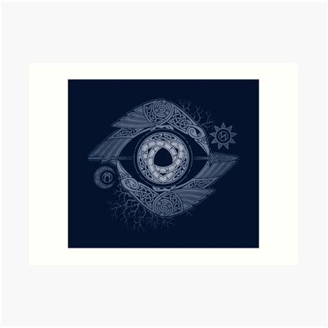 "ODIN'S EYE" Art Print by RAIDHO | Redbubble