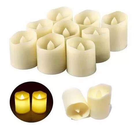 Velas Artificial De Led P Decora O Ilumina O Rom Ntica