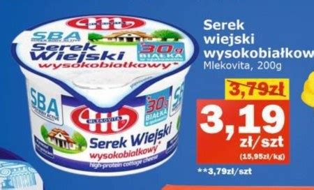 Serek Wiejski Mlekovita 15 TANIEJ Promocja PSS Bochnia Ding Pl