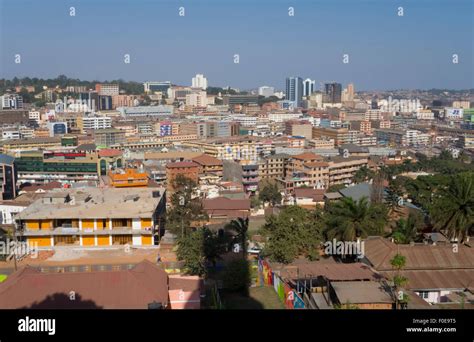 Uganda, Kampala city skyline Stock Photo - Alamy