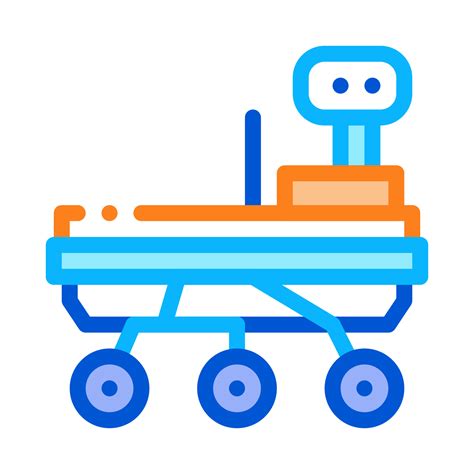 Exploration Mars Rover Icon Outline Illustration 17430115 Vector Art at ...