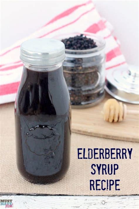 Homemade Elderberry Syrup Recipe - Must Have Mom