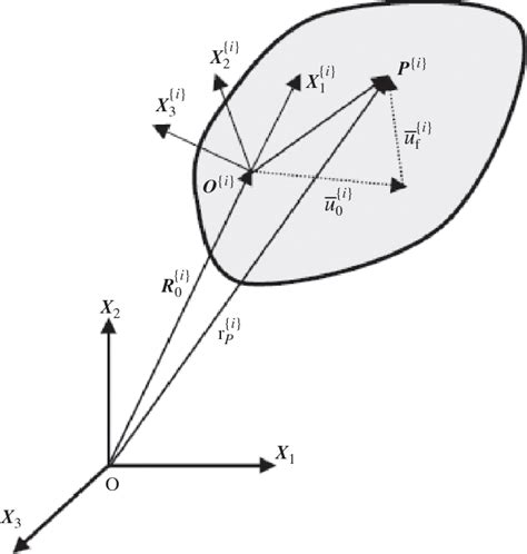 Definition Of I Th Flexible Body And Its Coordinates Download