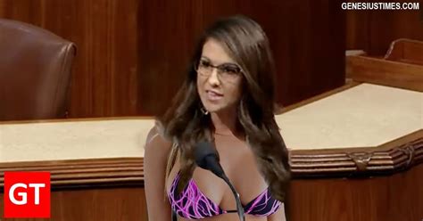 Breaking Lauren Boebert Wears String Bikini On House Floor To Test New Congressional Dress Code