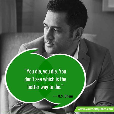 Mahendra Singh Dhoni Quotes About Ups And Downs Of LifeMS Dhoni ...