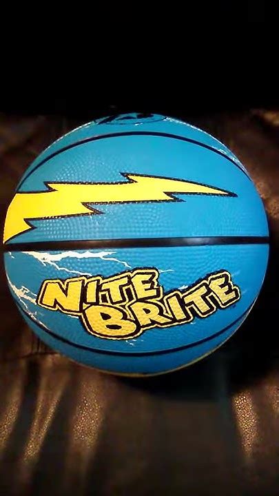 Baden Nite Brite Basketball With Lightening Bolts Youtube