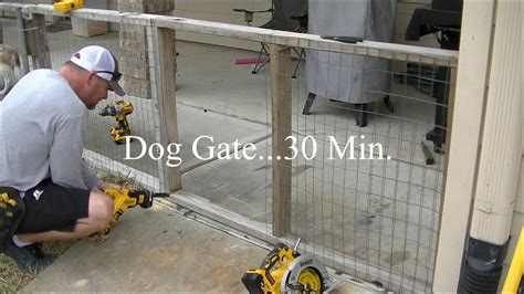 Dog Gate in 30Min. DIY! - YouTube