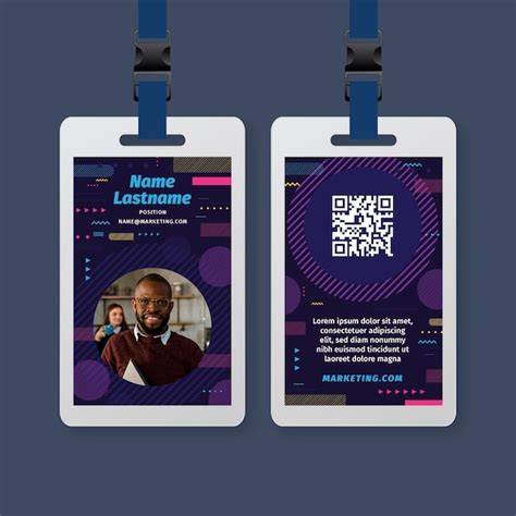 Media Pass Template Free Vectors And Psds To Download