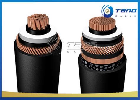 Iec 60840 Hv Power Cable 66kv High Voltage Copper Cable 630mm2 With Copper Wire Shield Hv