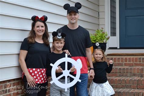 Mickey and Minnie Themed Family Costumes - 2paws Designs