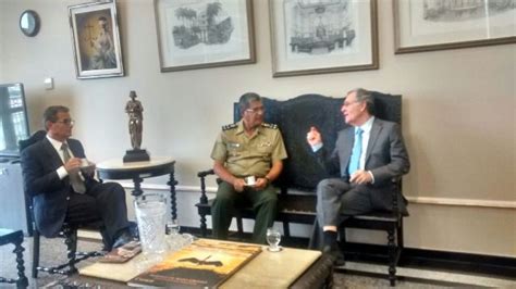 Comandante Militar Do Nordeste Visita O Presidente Do TJPE CMNE