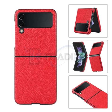 Samsung Z Flip 5 Kunstleder Case Rot Ht Trading Smartphone Ersatzteile And Mehr