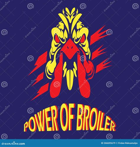 Broiler Vector Stock Illustration Illustration Of Poultry 266695679