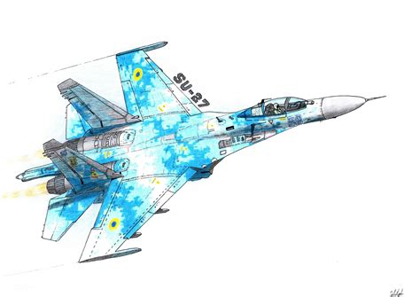 Artstation Ukrainian Sukhoi Su 27 Flanker B 11082022