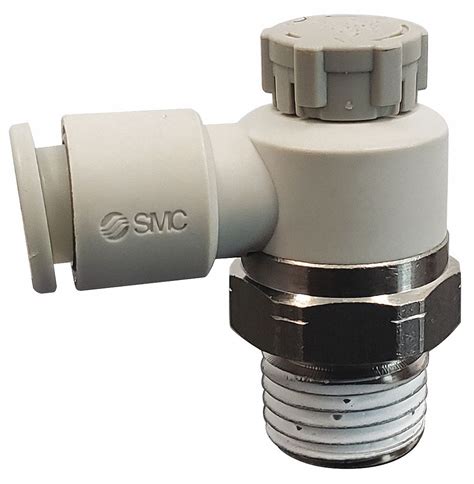 Smc Elbow Speed Control Valve In Valve Port Size Mm Tube Size