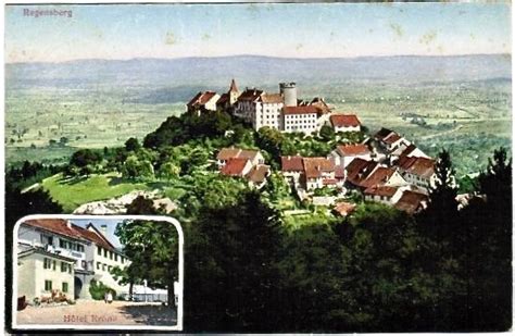 Regensberg Mit Hôtel Krone Ca 1915 Kaufen Auf Ricardo