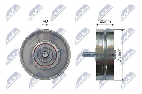 Deflection Guide Pulley V Ribbed Belt RNK VV 013 NTY 9143643 03