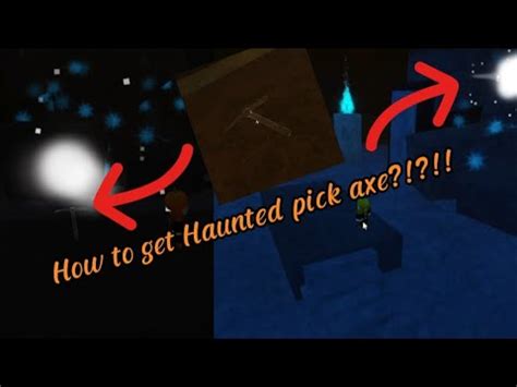 How To Get Haunted Pick Axe Roblox Refinery Cave Halloween Update