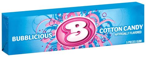 Bubblicious 5 Piece Packs Cotton Candy Bubble Gum Reviews 2020