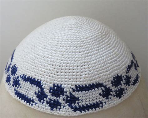 Turkey – Istanbul hand crochet Jewish Yamaka – kippah | TurkishFolkArt