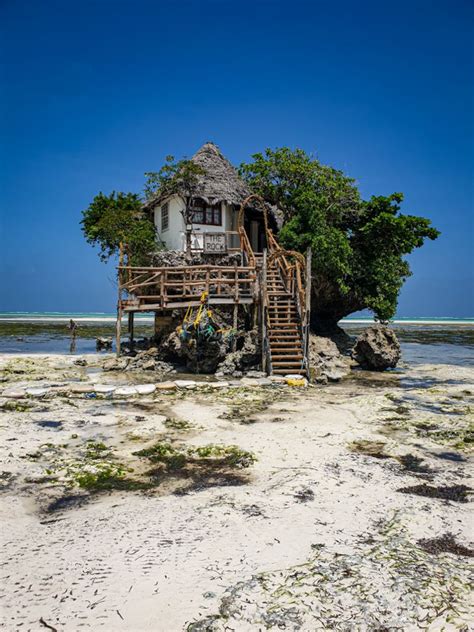 The Rock Restaurant At Michamvi Pingwe Beach On Zanzibar Is One Of The