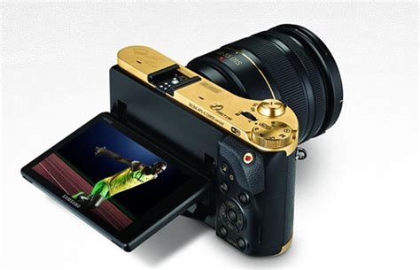 Limited Edition Gold Plated Samsung Nx300 Camera On Sale For 2700