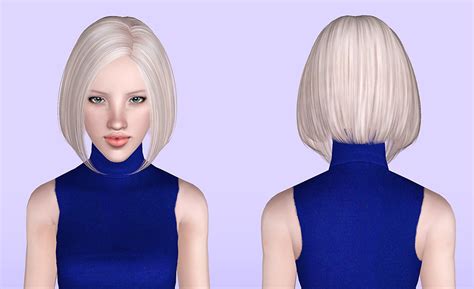 Butterflysims 124 Hairstyle Retextured By Porcelain Warehouse Sims 3