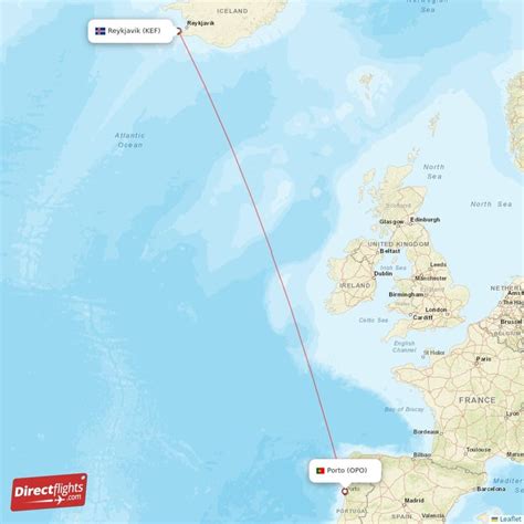 Direct Flights From Reykjavik To Porto Kef To Opo Non Stop