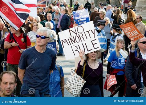 Brexit Day Protest In London Editorial Stock Image Image Of Jack